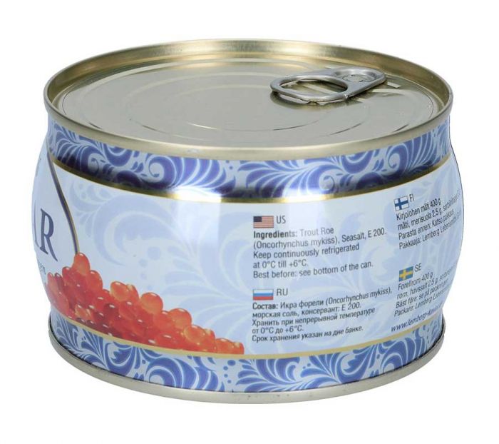 Лемберг Икра Лососевая Форель 400гр Lemberg