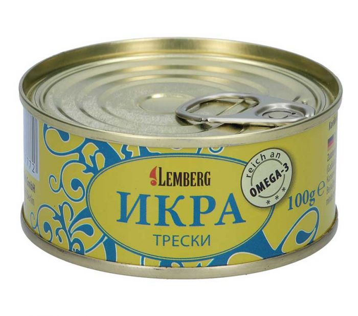 Икра Трески Lemberg 100гр