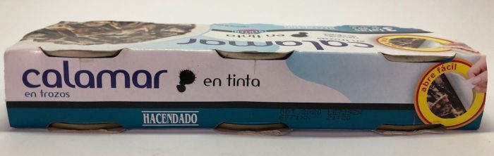 Кальмары в собственных чернилах Испания Hacendado 240гр