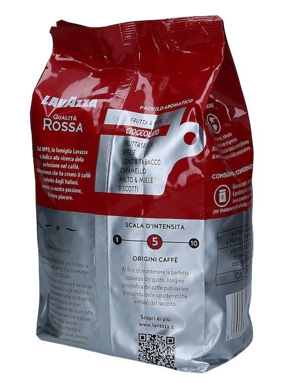 Lavazza Rossa Qualita Кофе в Зернах Лавацца 1 кг