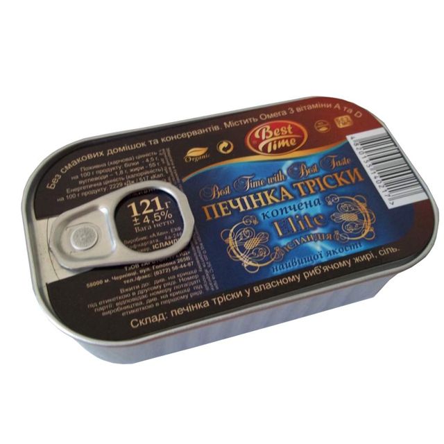 Печень Трески Best Time Elite 121гр Исландия