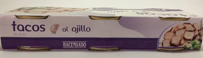 Осьминог в чесночном соусе Hacendado Испания 240гр